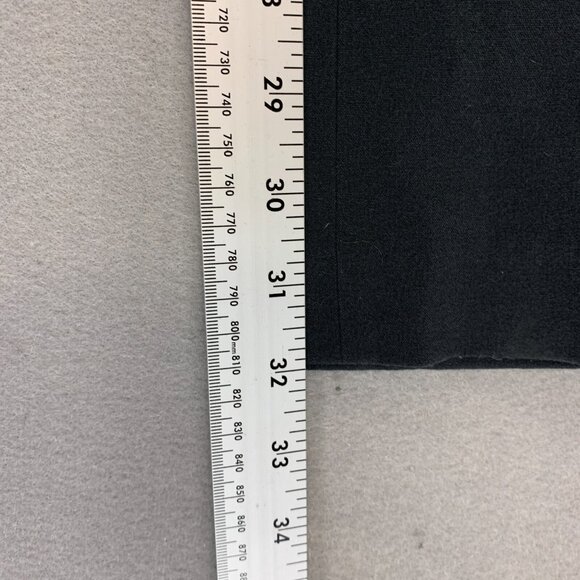 Ted Lapidus Mens Flat Front Slim Taper Fit Mid Rise Trouser Dress Pants 35x32 - Picture 7 of 9